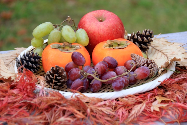 秋の果物たち